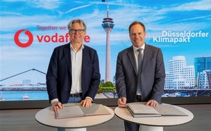 Vodafone GmbH: Für eine klimaneutrale Stadt bis 2035: Vodafone unterzeichnet Düsseldorfer Klimapakt