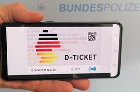 Bundespolizeidirektion München: Bundespolizeidirektion München: Erster Betrugsverdacht mit Deutschlandticket in München / Deutschlandticket nicht übertragbar!