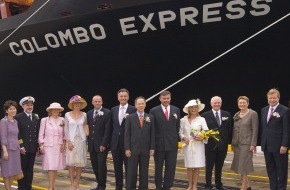 Hapag-Lloyd AG: "Colombo Express" - Grösstes Containerschiff der Welt getauft