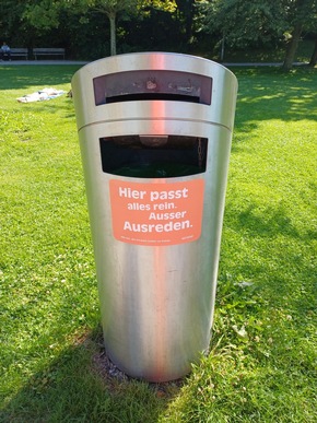 Medienmitteilung: «‹Grosse Schweizer Littering-Studie› in Zürich: Ein Drittel weniger Littering dank gezielter Massnahmen»