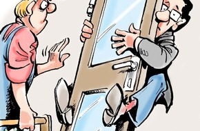 Bundesgeschäftsstelle Landesbausparkassen (LBS): Wohnungstür gehört allen / Eigentümergemeinschaft durfte über Zustand und Farbe entscheiden (FOTO)