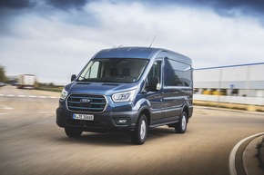 Ab sofort bestellbar: Neuer Ford E-Transit mit größerer Batterie und erhöhter Reichweite