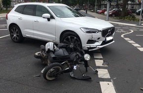 Polizeiinspektion Celle: POL-CE: Celle - Beim Abbiegen Motorroller übersehen