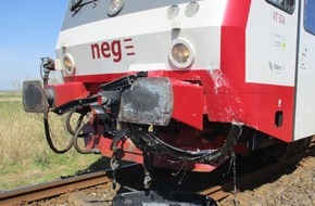 Bundespolizeiinspektion Flensburg: BPOL-FL: Unfall am Bahnübergang