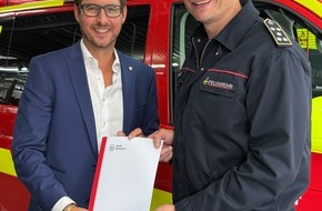 Feuerwehr Konstanz: FW Konstanz: Tobias Heckenkamp als Amtsleiter und Kommandant bestellt