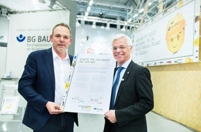 BG BAU Berufsgenossenschaft der Bauwirtschaft: Holzbau Deutschland unterstützt "Charta für Sicherheit auf dem Bau"