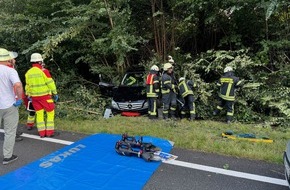 Feuerwehr Mülheim an der Ruhr: FW-MH: Unfall auf der A 40