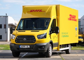 Erfolgreicher Start der Vorproduktion: Deutsche Post DHL Group und Ford stellen E-Transporter StreetScooter WORK XL vor (FOTO)