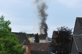 Feuerwehr Iserlohn: FW-MK: Dachstuhlbrand
