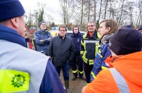 Feuerwehr Flotwedel: FW Flotwedel: 9. Lagemeldung zur Hochwasserlage in der Samtgemeinde Flotwedel