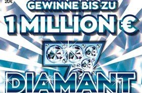 Sächsische Lotto-GmbH: SACHSENLOTTO informiert: Diamantenfieber bei Sachsenlotto - Die „Diamant 7“ und die Chance auf eine Million Euro