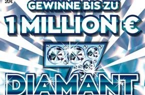 Sächsische Lotto-GmbH: SACHSENLOTTO informiert: Diamantenfieber bei Sachsenlotto - Die „Diamant 7“ und die Chance auf eine Million Euro