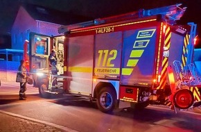 Feuerwehr Bocholt: FW Bocholt: Ast von Fahrbahn beseitigt und Rauchwarnmelder löst Fehlalarm aus