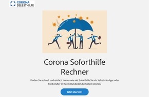 Corona-Selbsthilfe.org: Corona Soforthilfe nach 3 Klicks? Neuer Online-Rechner bietet Selbstständigen Orientierung