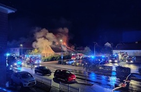 Kreisfeuerwehr Rotenburg (Wümme): FW-ROW: Einfamilienhaus fällt Flammen zum Opfer