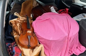 Hauptzollamt Ulm: HZA-UL: Ungar schmuggelt Violinen, Kontrabass und Cello