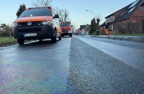 Feuerwehr Flotwedel: FW Flotwedel: Hydraulikleitung geplatzt - Ortsfeuerwehr Langlingen rückt zu technischer Hilfeleistung aus