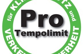 Deutsche Umwelthilfe e.V.: Neue Allianz "Pro Tempolimit" fordert Anschluss Deutschlands an die zivilisierte Welt