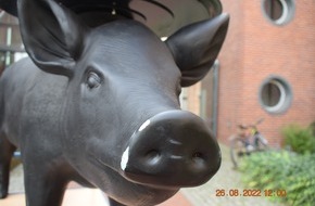 Polizeiinspektion Göttingen: POL-GÖ: (355/2022) Dank mehrerer Hinweise: Verschlepptes Schwein ist wieder im Stall, Polizei verfolgt heiße Spur auf die Entführer, Zeugen gesucht
