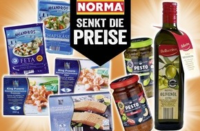 NORMA: NORMA: Bereits zum vierten Mal in 2021 werden die Preise reduziert - Kunden sparen bis zu 12 Prozent beim Einkauf / Weiter geht´s mit Preissenkungen im Februar beim Lebensmitteldiscounter aus Nürnberg