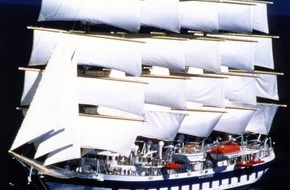 Star Clippers: Royal Clipper, Königin der Meere, als Hauptdarsteller in "Kompass der Liebe" / Karibische Impressionen und ein turbulentes Liebesabenteuer auf dem größten Segelschiff der Welt - demnächst im Ersten