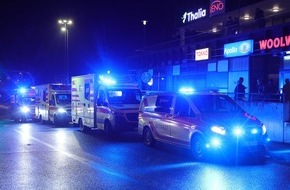 Feuerwehr Dresden: FW Dresden: MANV-Alarm nach Reizstofffreisetzung in Lokal