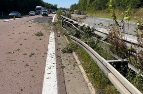 Polizeiinspektion Güstrow: POL-GÜ: Verkehrsbehinderungen aufgrund eines Verkehrsunfalls auf der BAB20 Fahrtrichtung Lübeck - Hinweis auf Geschwindigkeitsreduzierung