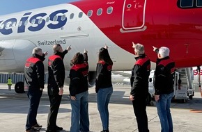 Pizolbahnen AG: Edelweiss-Flugzeug tr&auml;gt wieder den Namen &laquo;Pizol&raquo;