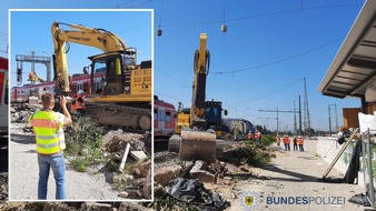 Bundespolizeidirektion München: Bundespolizeidirektion München: Oberleitung bei Bauarbeiten beschädigt / Zugverkehr in München kommt zum Erliegen / Ermittlungen wegen gefährlichem Eingriff in den Bahnverkehr