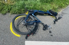 Polizei Coesfeld: POL-COE: Rosendahl, Holtwick, L571/ Fahrradfahrer und Auto zusammengestoßen