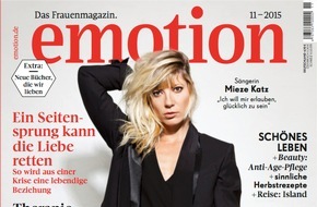 EMOTION Verlag GmbH: Sängerin Mieze: "Wenn die Musik nicht funktioniert hätte, hätte ich mich für einen sozialen Beruf entschieden"