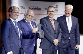 Produktion: Martin Herrenknecht gewinnt den Preis Deutscher Maschinenbau