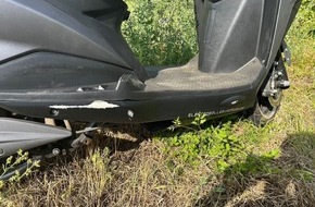 Polizeidirektion Landau: POL-PDLD: Edenkoben - Rollerfahrer stürzt auf Ölspur