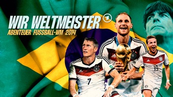 NDR / Das Erste: Millionen-Reichweite für ARD-Dokuserie "Wir Weltmeister. Abenteuer Fußball-WM 2014"