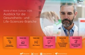 ManpowerGroup Deutschland GmbH: Fachkr&auml;ftemangel trifft auf KI-Revolution / Gesundheits- und Life-Sciences-Branche vor entscheidendem Wendepunkt / ManpowerGroup Healthcare & Life Sciences World of Work 2026 Outlook ver&ouml;ffentlicht