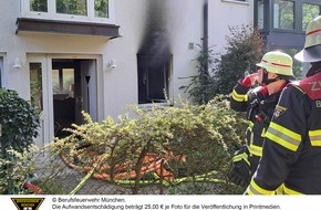 Feuerwehr München: FW-M: Küchenbrand im Reihenhaus (Fürstenried)