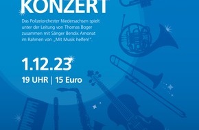 Polizei Braunschweig: POL-BS: Benefizkonzert zum Advent bei der Polizei Braunschweig - Kartenvorverkauf startet