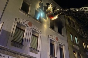 Feuerwehr Dortmund: FW-DO: 24.10.2021 - FEUER IN NÖRDLICHER INNENSTADT Küchenbrand in Mehrfamilienhaus