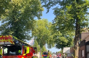 Feuerwehr Ahlen: FW-WAF: Gasaustritt bei Bauarbeiten