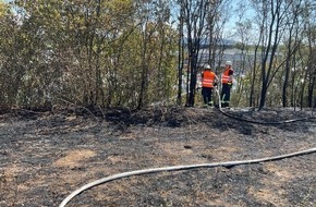 Feuerwehr Offenburg: FW-OG: B&ouml;schungsbrand vor dem Offenburger Messekreisel