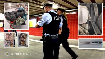 Bundespolizeidirektion München: Bundespolizeidirektion München: Haftprüfung nach mehreren Diebstählen mit Waffe
