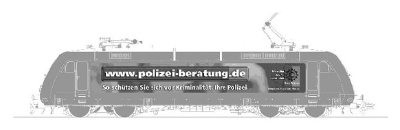 Polizeipräsidium Mittelfranken: POL-MFR: (1275) Ein guter Zug für mehr Sicherheit - Intercity-Loks werben für wirksame Kriminalitätsvorbeugung