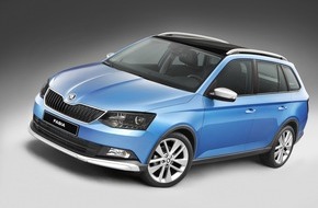 Skoda Auto Deutschland GmbH: Der neue SKODA Fabia Combi ScoutLine: Beliebter Kombi im Offroad-Look (FOTO)