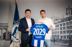 HERTHA BSC GmbH & Co. KGaA  : Michaël Cuisance verlängert bis 2029
