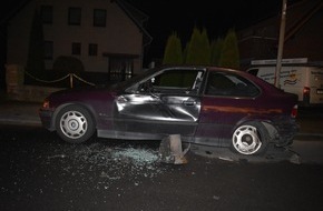 Polizeiinspektion Nienburg / Schaumburg: POL-STH: Glück im Unglück / Auf geparkten Pkw aufgefahren