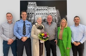 Polizeipräsidium Trier: POL-PPTR: Zwei Polizeibeamte in den Ruhestand verabschiedet