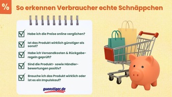 guenstiger.de GmbH: Rabatte unter der Lupe: Wie Verbraucher die besten Schnäppchen erkennen