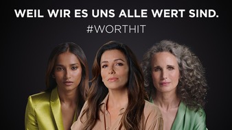L'ORÉAL Deutschland GmbH: Digitale Videokampagne "Lessons of Worth" - Was Selbstwert für Kate Winslet und andere Stars bedeuten