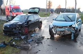 Polizei Minden-Lübbecke: POL-MI: Zwei Verletzte nach Zusammenstoß