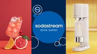 Neue Positionierung, vision&auml;rer Auftritt, progressive Kampagne: Sodastream erfindet sich neu und revolutioniert mit &bdquo;Drink Better&ldquo; das Getr&auml;nkeerlebnis f&uuml;r alle